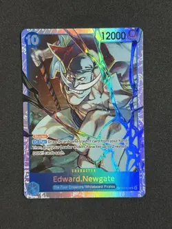 Edward.Newgate SR OP13-042 Carrying On His Will Foil One Piece Card Game - Image 1
