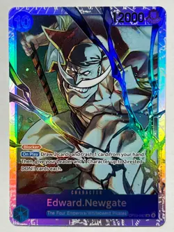 Edward.Newgate SR OP13-042 One Piece TCG Carrying On His Will - Image 1