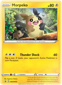 Pokemon Card - S&S Promo SWSH012 - MORPEKO - NM/M - Image 1