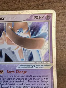 Pokemon TCG Deoxys EX Defense Form Holo Card 99/107 Moderately Played - Image 4