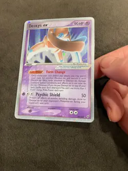 Deoxys ex (Defense Forme) 99/107 Deoxys Holo UR Pokemon TCG LP - Image 2