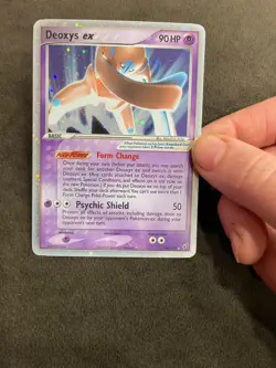 Deoxys ex (Defense Forme) 99/107 Deoxys Holo UR Pokemon TCG LP - Image 3