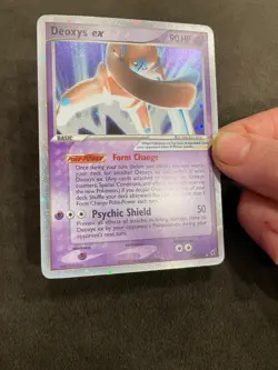 Deoxys ex (Defense Forme) 99/107 Deoxys Holo UR Pokemon TCG LP - Image 4