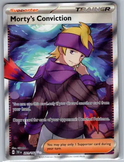 Morty's Conviction 201/162 SV05: Temporal Forces - Pokemon Card - NM - Image 1