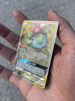 Pokemon Venusaur & Snivy GX SM229 Holo Tag Team Promo Card - Image 5