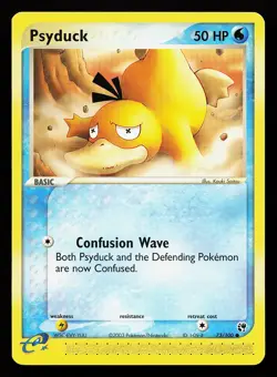 Psyduck 73/100 Common EX Sandstorm Pokemon Card - Image 1