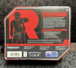 Pokemon TCG: FACTORY ERROR Team Rocket TIn (Mewtwo Tin & Nidoking Card) - Image 3