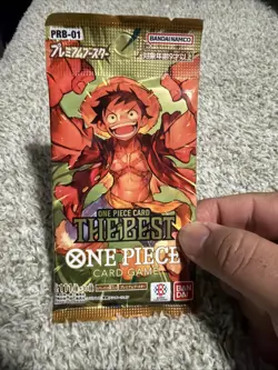 1 Pack PRB01 BANDAI ONE PIECE Card Game Premium Booster THE BEST Japanese - Image 1