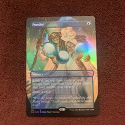 Ponder (245) Secret Lair Drop Foil NM+ Unplayed Magic The Gathering MTG Card - Image 1