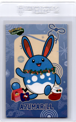 Azumarill Peruvian christmas pokemon card - Image 1