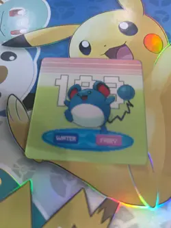 Marill Pokemon 3D Lenticular card - Image 1