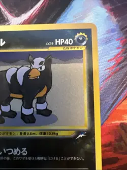 Houndour No228 Darkness Neo Discovery Old Back Japanese Pokemon TCG Card BigDog - Image 4