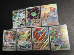 Pokemon 7 Card Lot | Promo, SIR, AR, IR - Image 1