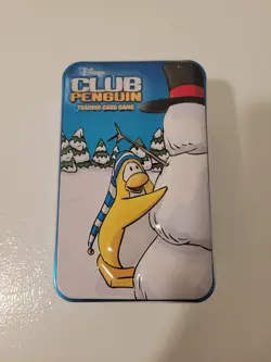 SUPER RARE Disney Club Penguin Card-Jitsu Collector's Tin (EMPTY- Tin Only) - Image 1