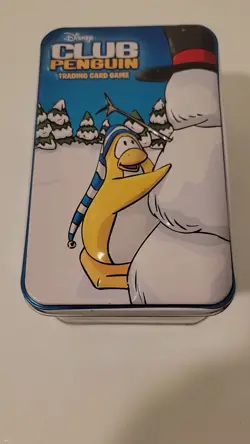 SUPER RARE Disney Club Penguin Card-Jitsu Collector's Tin (EMPTY- Tin Only) - Image 2
