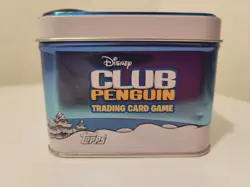 SUPER RARE Disney Club Penguin Card-Jitsu Collector's Tin (EMPTY- Tin Only) - Image 4
