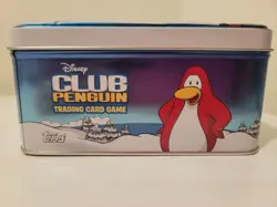 SUPER RARE Disney Club Penguin Card-Jitsu Collector's Tin (EMPTY- Tin Only) - Image 5