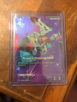 Sugai's Gelgoog (GQ) R+ Alt Art GD02-041 Dual Impact Gundam TCG Card Game - Image 2