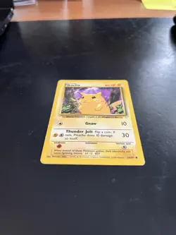 Pikachu - ( Stamped) 058/102 Miscellaneous Cards & Products Regular Promo LP - Image 3
