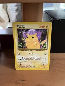 Pikachu - ( Stamped) 058/102 Miscellaneous Cards & Products Regular Promo LP - Image 5
