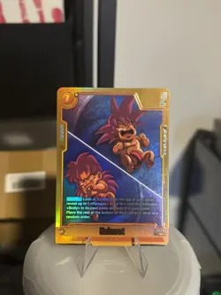 Kakarot FB08-076 R* Yellow/Gold Alternate Art Dragon Ball Z Super Card Game - Image 1