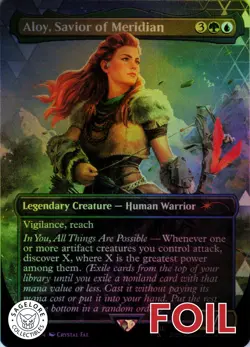 MTG Aloy, Savior of Meridian (2221) | NM Foil | Secret Lair Horizon {SLD} - Image 1