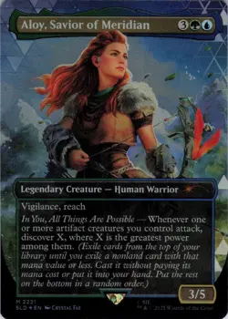 MTG Aloy, Savior of Meridian (2221) | NM Foil | Secret Lair Horizon {SLD} - Image 2
