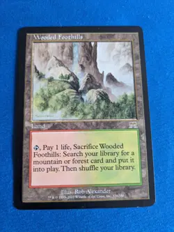 Wooded Foothills 1x MtG Onslaught SP/NM **See Pictures!** - Image 1