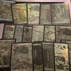 Lord of the Rings Tales of Middle-Earth full art map lands foil + non foil x17 - Image 3