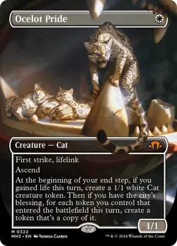 Ocelot Pride Borderless Modern Horizons 3 NM MTG - Image 1