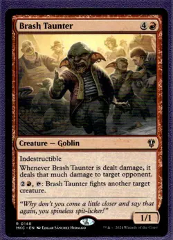 Brash Taunter Commander: Murders at Karlov Manor Regular - Image 1