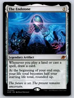 1x MTG The Endstone - Edge of ETERNITIES Mythic! NM Mint! - Image 1