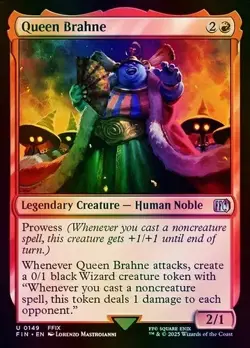 Queen Brahne #149 (Foil) (NM) Final Fantasy FIN Magic MTG - Image 1