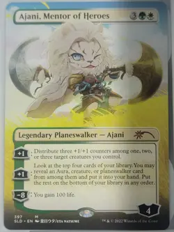 Ajani, Mentor of Heroes - Extended Art Secret Lair NM MTG - Image 1