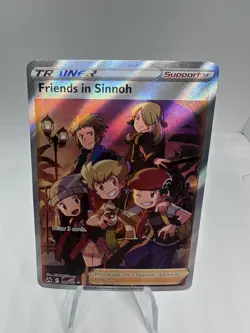 Friends in Sinnoh 149/159 Crown Zenith Full Art Trainer Pokemon TCG NM - Image 1