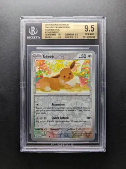 2024 Pokemon EEVEE - TWM EN 135/167 - Reverse - Twilight Masquerade - BGS 9.5 - Image 1