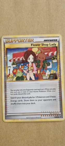 Flower Shop Lady - Pokemon TCG - MP - Uncommon - Undaunted 74/90 - Image 1