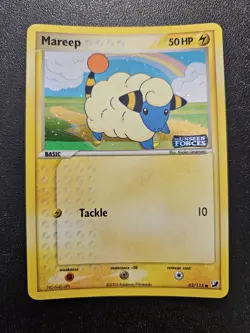 Pokemon EX Unseen Forces Mareep Stamped Reverse Holo 62/115 NEAR MINT - Image 1