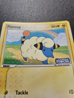 Pokemon EX Unseen Forces Mareep Stamped Reverse Holo 62/115 NEAR MINT - Image 2
