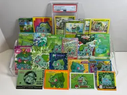 Pokemon Lot of Cards and Stickers All Bulbasaur #1 Bulbasaur Only Lot of 21 - Image 2