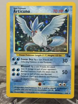 Articuno - Base Set - 2/62 - Holo Rare - Vintage WOTC Pokemon Card (1999) - LP - Image 1