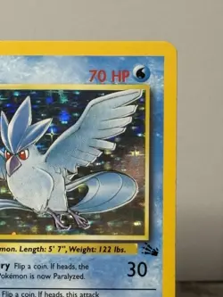 Articuno - Base Set - 2/62 - Holo Rare - Vintage WOTC Pokemon Card (1999) - LP - Image 3