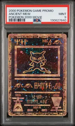 2000 POKEMON GAME MOVIE POKEMON 2000 MOVIE ANCIENT MEW PSA 9 - Image 1