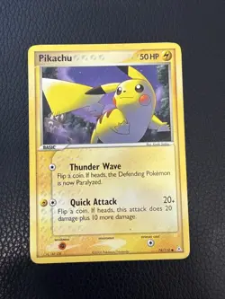 Pikachu - 78/110 - Common - English Pokemon EX Holon Phantoms - Played - Image 1