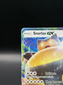 Pokemon Snorlax GX Full Art Promo SM05 Near Mint NM - Image 2