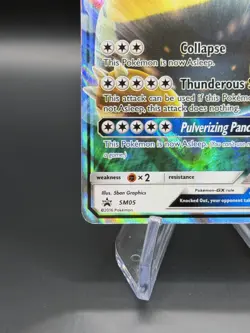 Pokemon Snorlax GX Full Art Promo SM05 Near Mint NM - Image 3