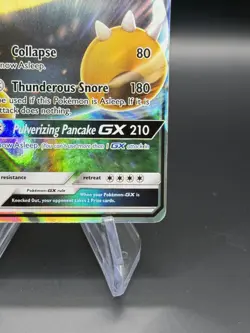 Pokemon Snorlax GX Full Art Promo SM05 Near Mint NM - Image 5