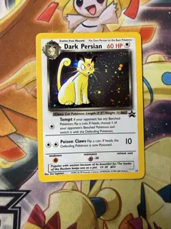 POKEMON WOTC BLACK STAR PROMO DARK PERSIAN HOLO #17 - NM - Image 1