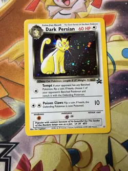 POKEMON WOTC BLACK STAR PROMO DARK PERSIAN HOLO #17 - NM - Image 3