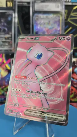 Pokemon Mew EX 193/165 Scarlet & Violet 151 Ultra Rare Full Art Holo 180 HP - Image 1